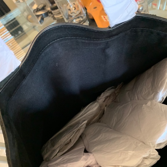 ALLSAINTS New with tag graphic leather tote bag - Picture 6 of 6